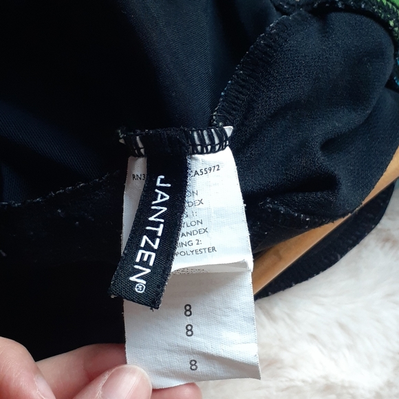 Floral Ruched One Piece Swimsuit - Picture 7 of 9